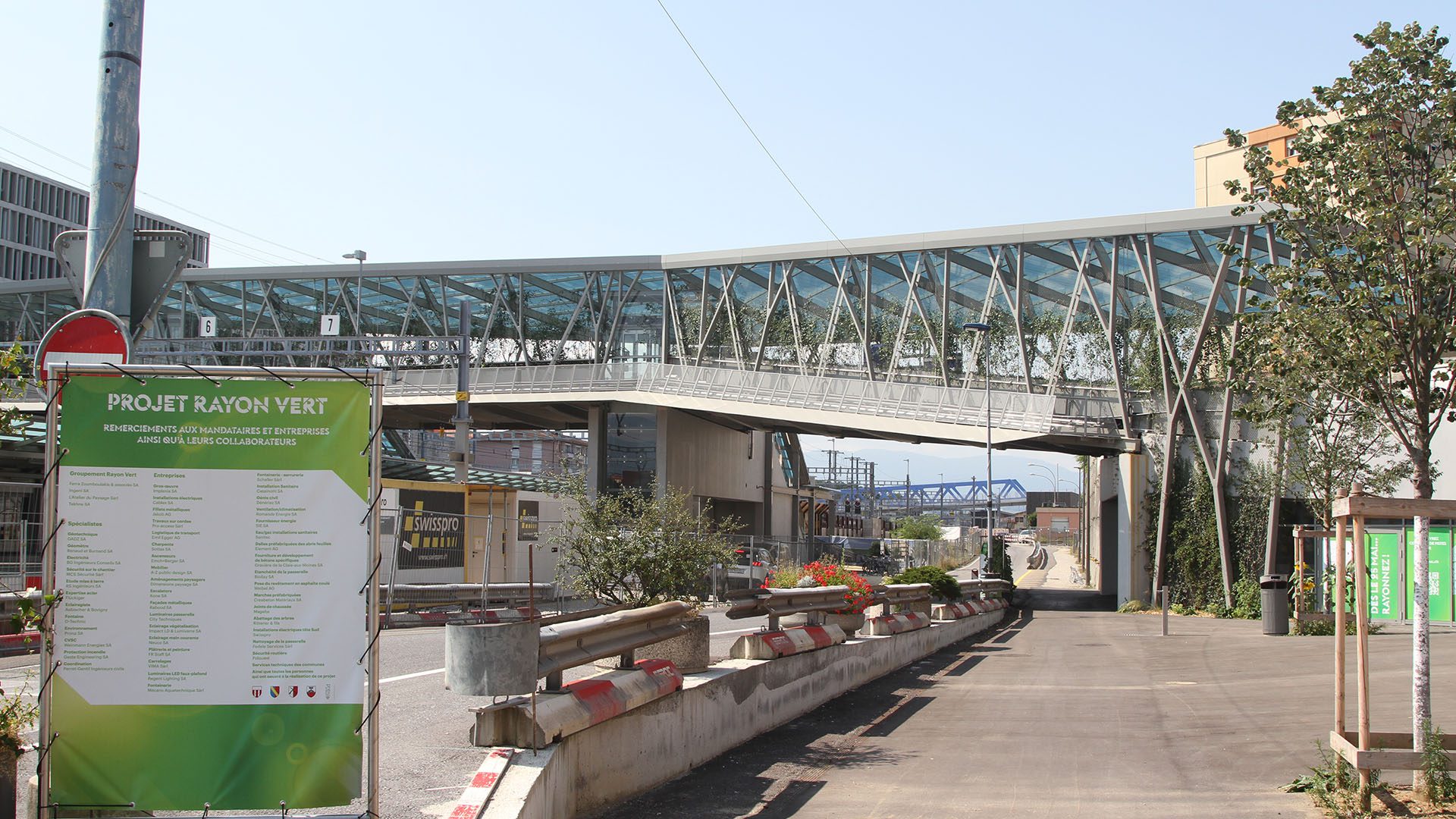 Renens Gare Sol - Travaux Tramway Lausannois - Existant
